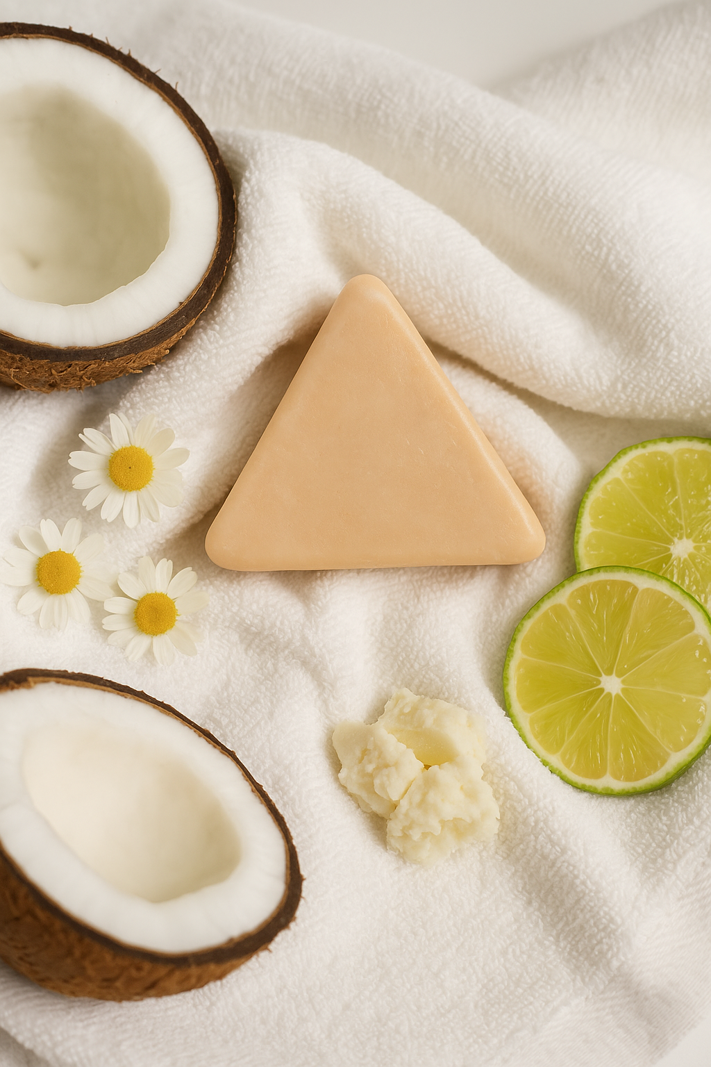 Ola Vital | Shampoo en barra de manzanilla y bergamota